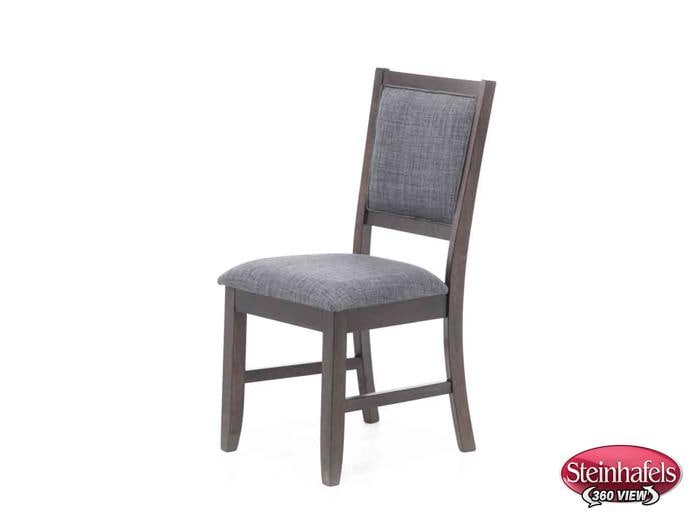 aama brown standard height side chair  image   