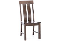 aama brown standard height side chair   