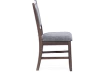 aama brown standard height side chair   