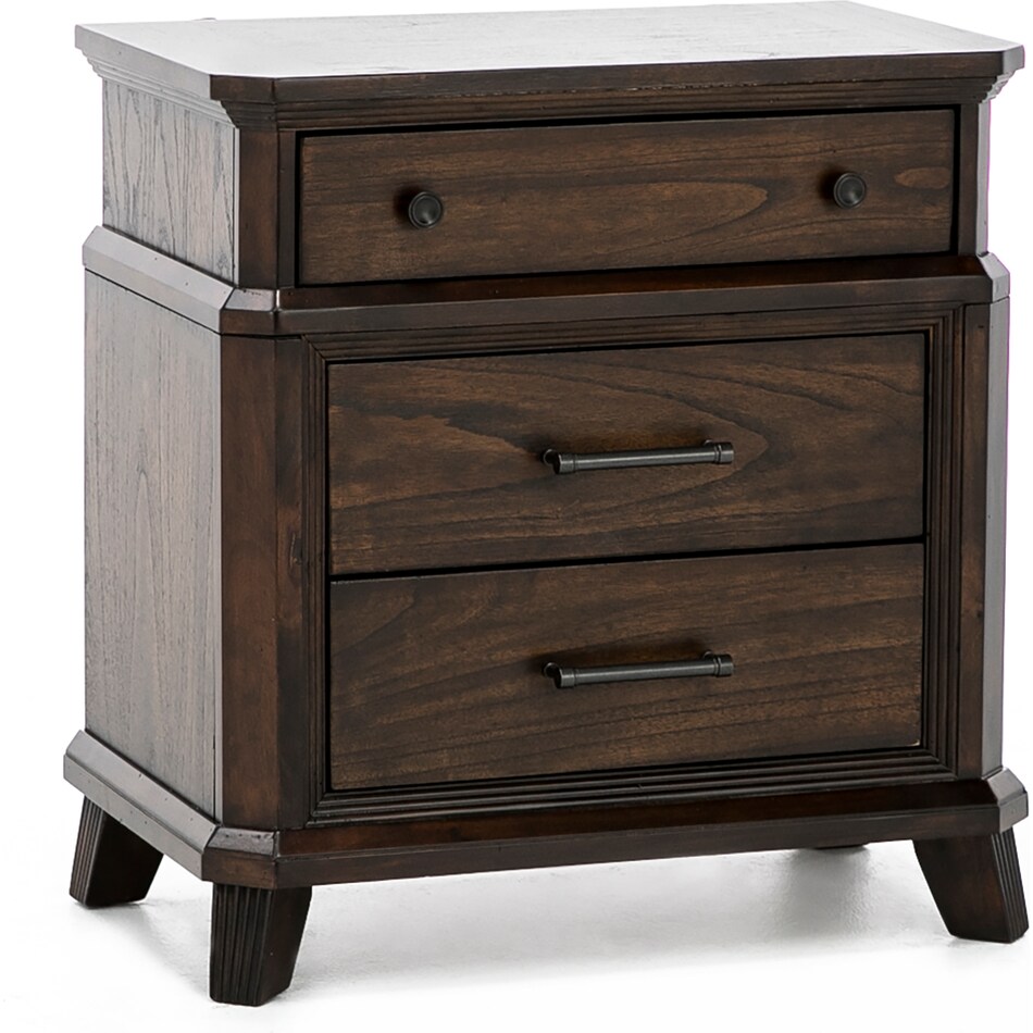 aama brown three drawer   