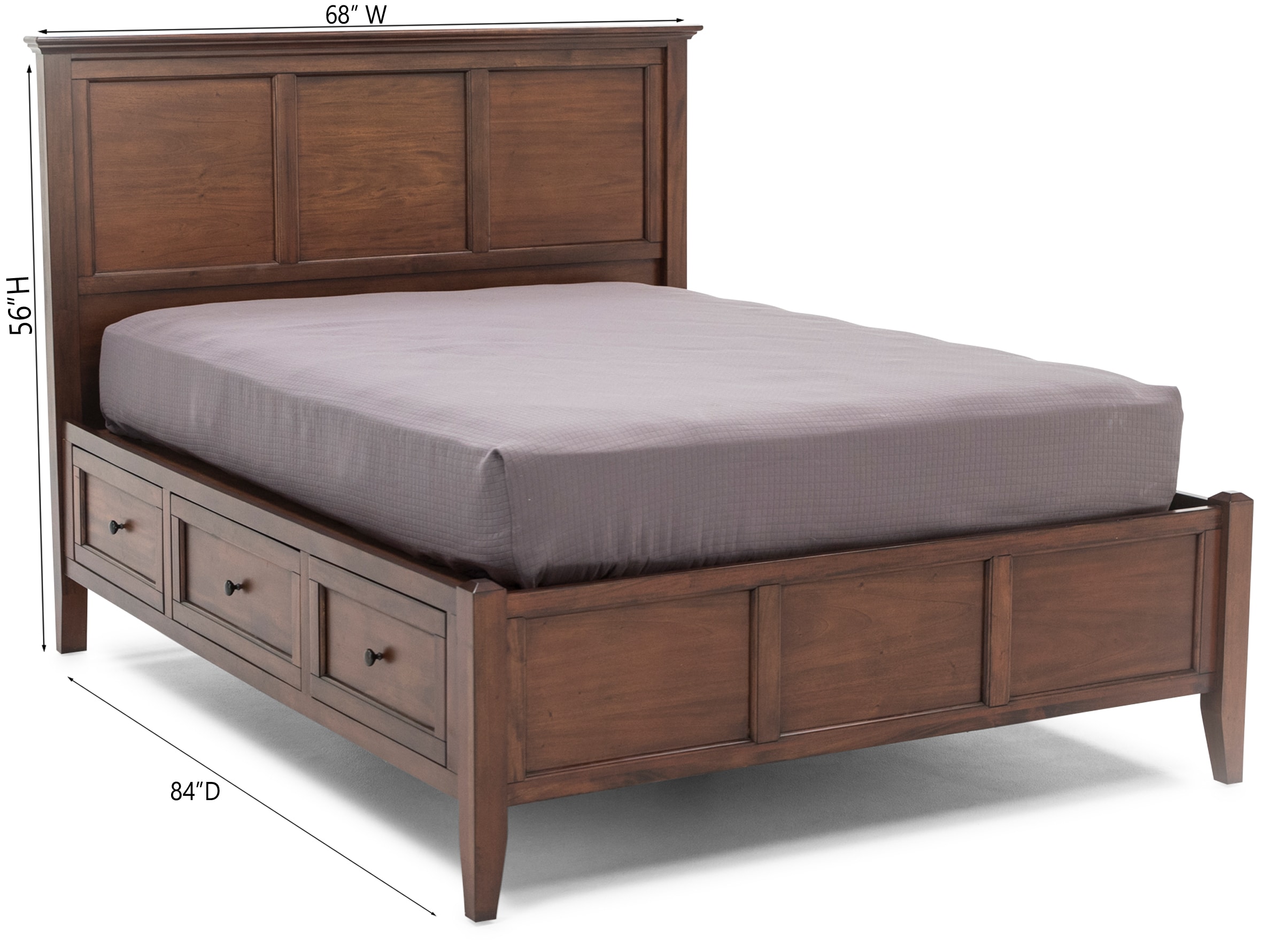 Queen of Allendale さま専用 Arlendyne Antique White Queen Upholstered Bed | Louisville