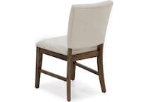 aama toasted java inch standard seat height side chair   