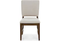 aama toasted java inch standard seat height side chair   