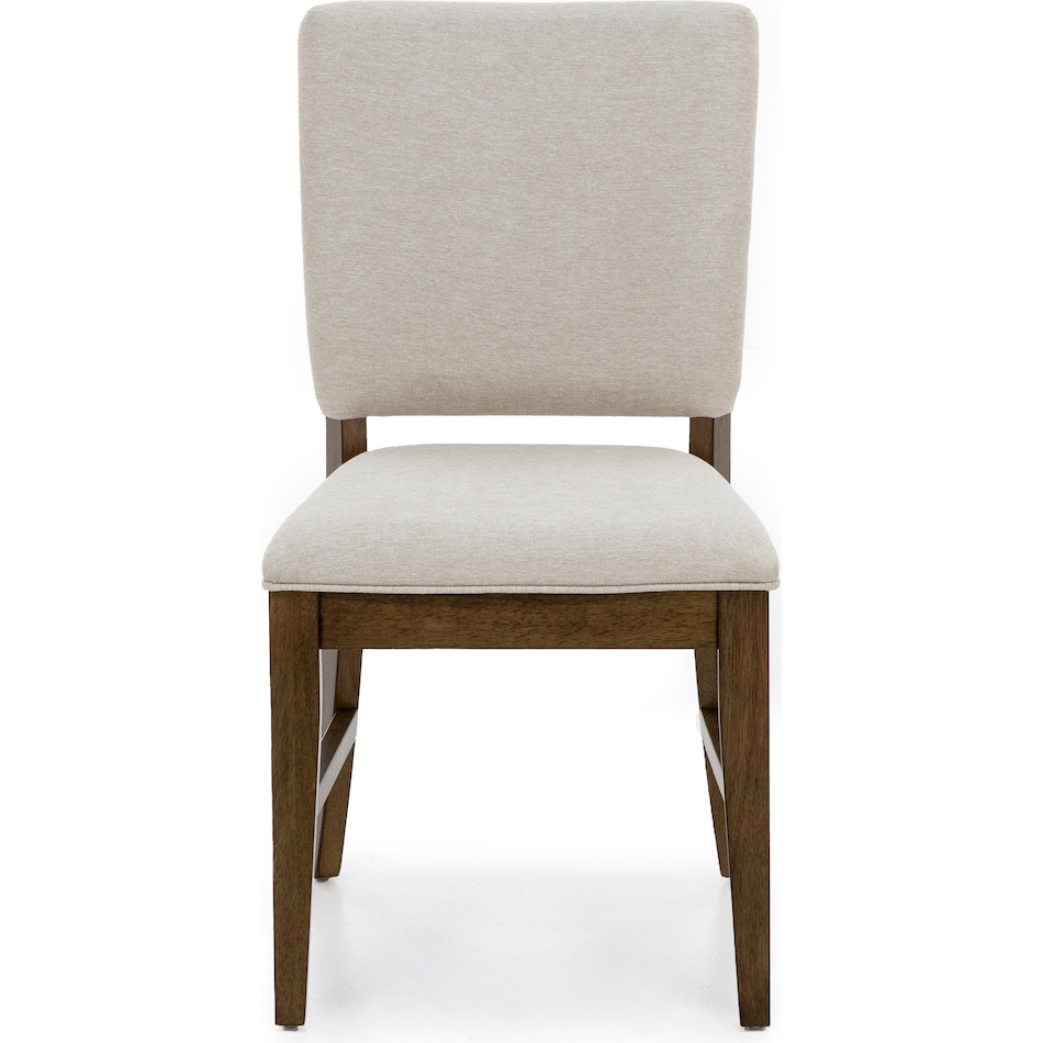 aama toasted java inch standard seat height side chair   