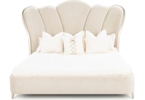 aico cream king bed package k  