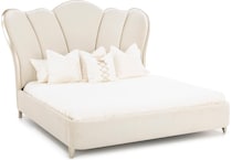 aico cream queen bed package q  