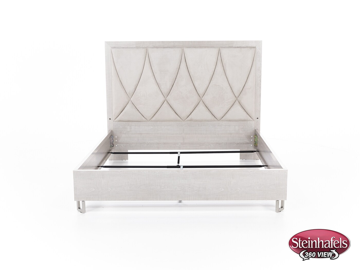 aico grey king bed package  image k  