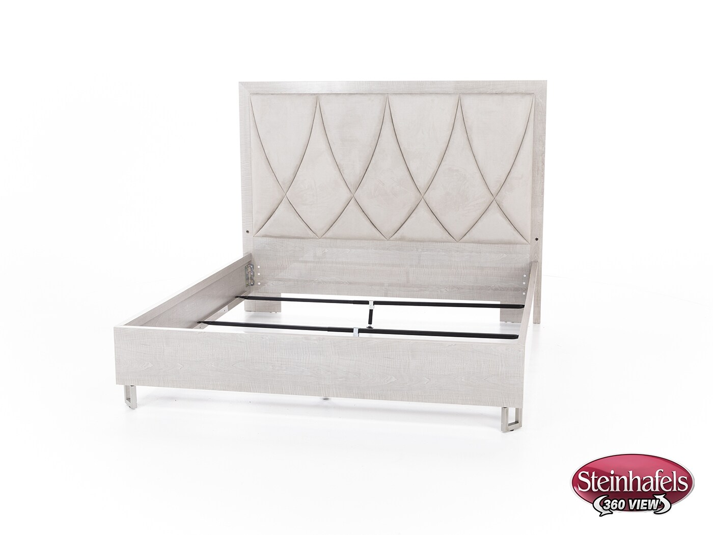 aico grey king bed package  image k  