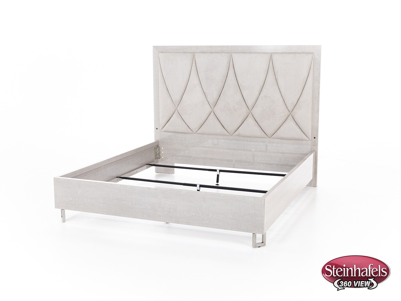 aico grey king bed package  image k  