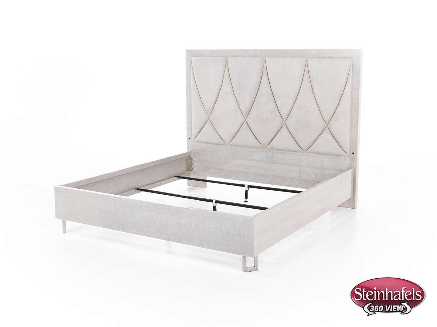 aico grey king bed package  image k  