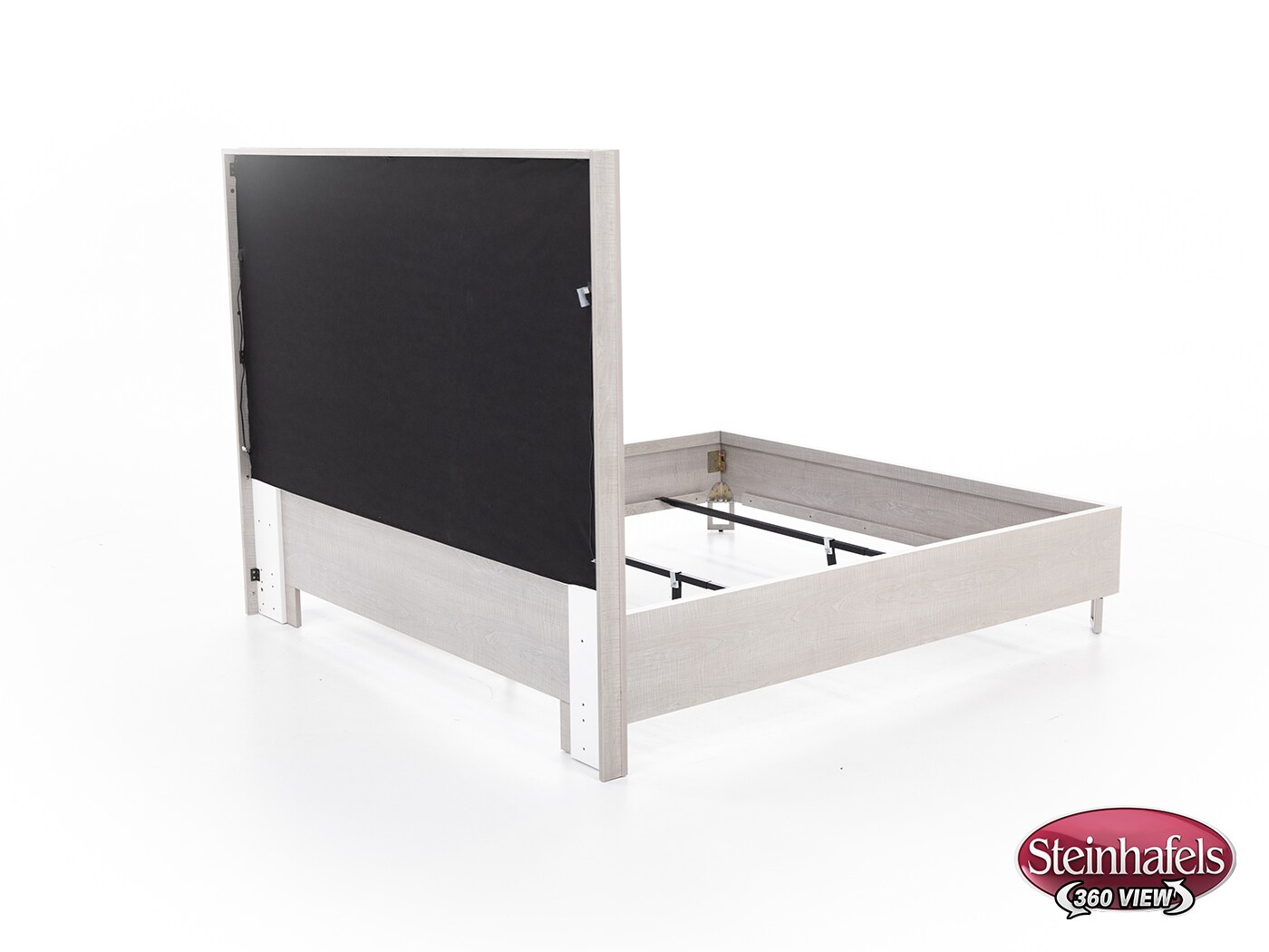 aico grey king bed package  image k  