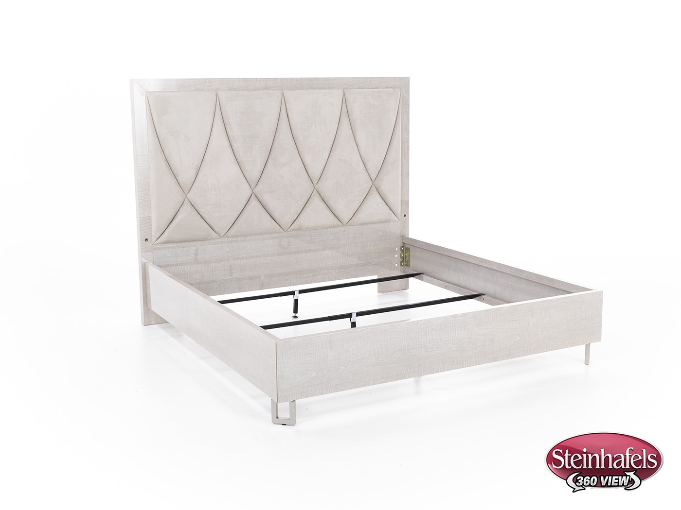 aico grey king bed package  image k  