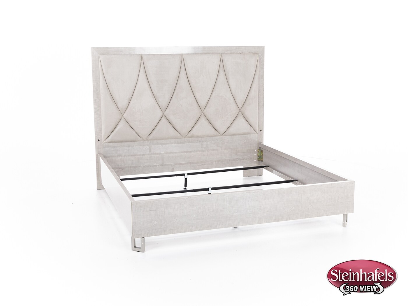 aico grey king bed package  image k  