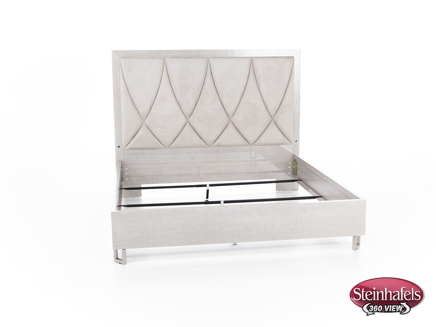 aico grey king bed package  image k  