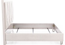 aico grey king bed package k  