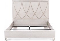 aico grey king bed package k  