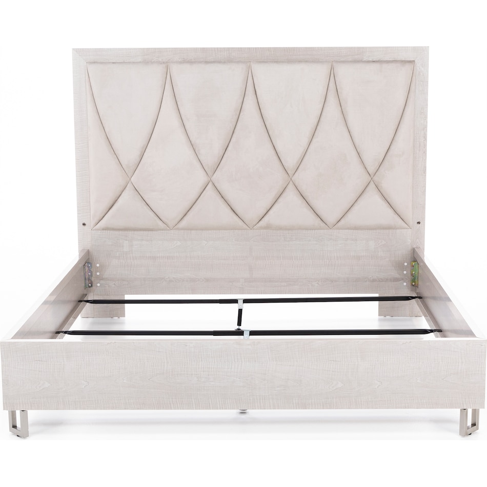 aico grey king bed package k  