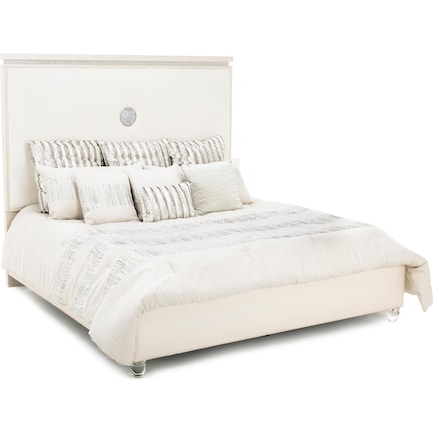 Michael Amini Glimmering Heights King Upholstered Bed