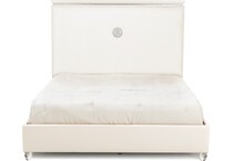 aico ivory queen bed package q  
