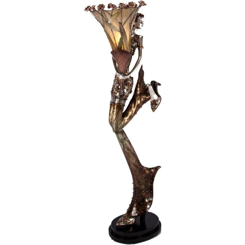 amax bronze floor lamp   