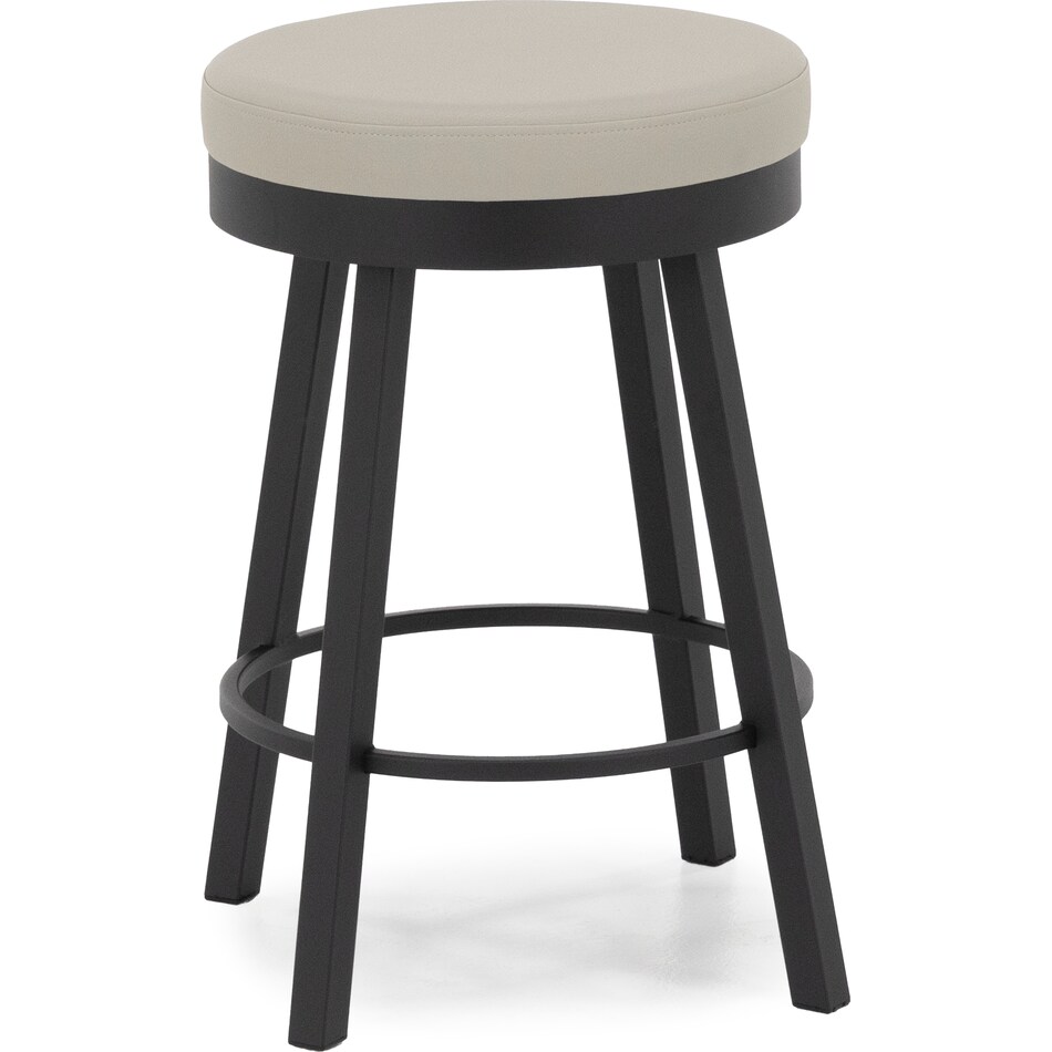 amisco  black coral   gt parchment  inch counter seat height stool   