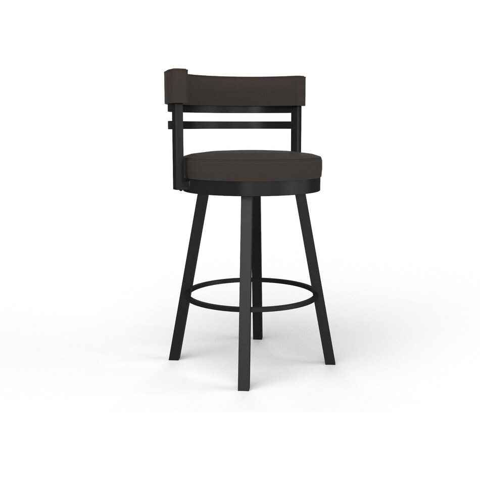 amisco black inch standard seat height stool   