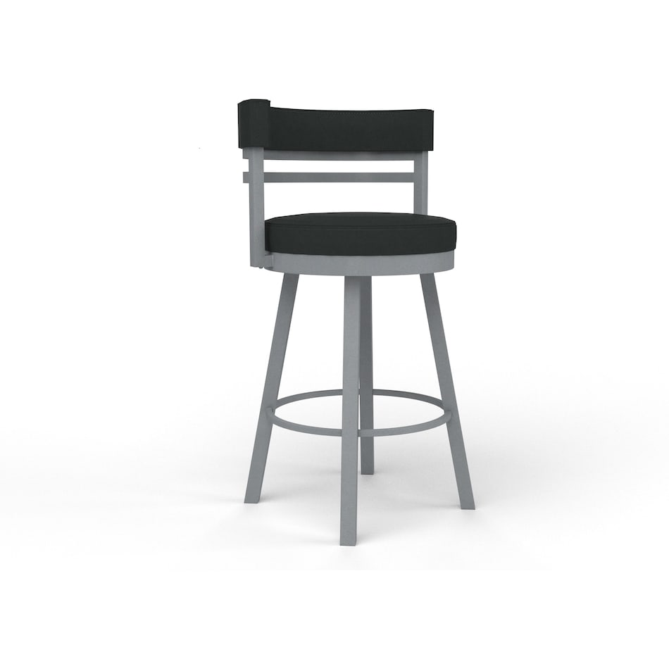 amisco black inch standard seat height stool   