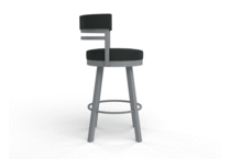 amisco black inch standard seat height stool  .gif