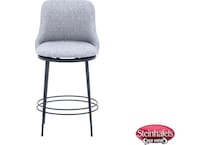 amisco black  inch counter seat height stool  image   