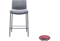 amisco black  inch counter seat height stool  image   