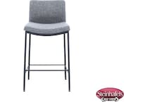 amisco black  inch counter seat height stool  image   