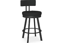 amisco black  inch counter seat height stool   