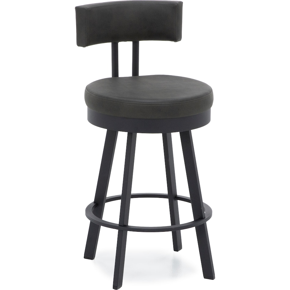 amisco black  inch counter seat height stool   