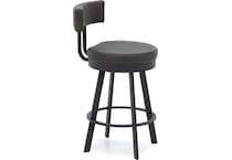 amisco black  inch counter seat height stool   