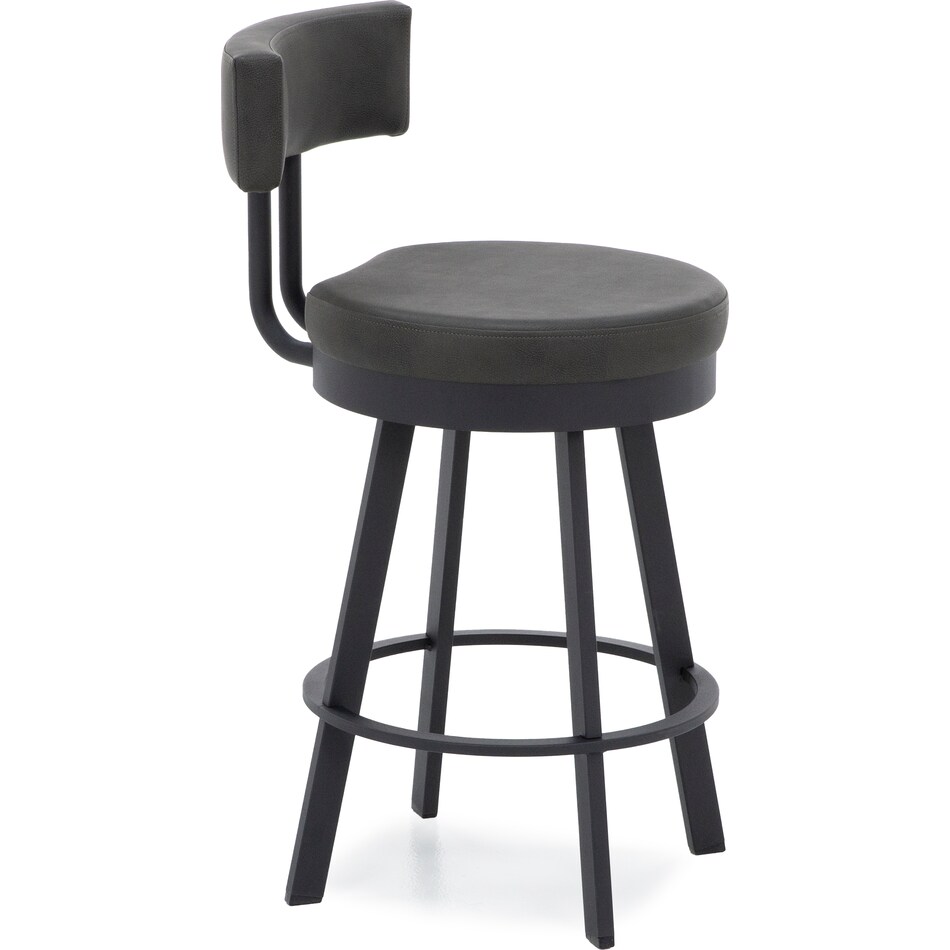 amisco black  inch counter seat height stool   