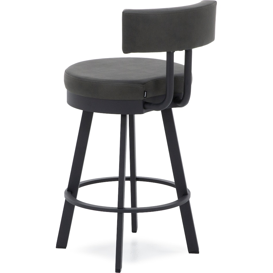 amisco black  inch counter seat height stool   