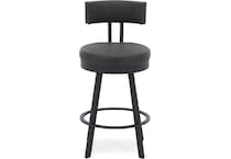 amisco black  inch counter seat height stool   