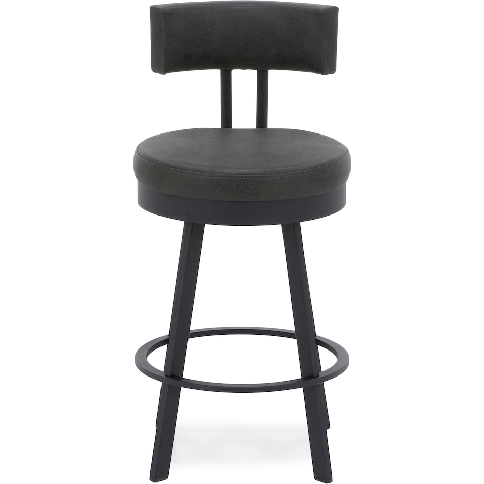 amisco black  inch counter seat height stool   