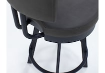 amisco black  inch counter seat height stool   