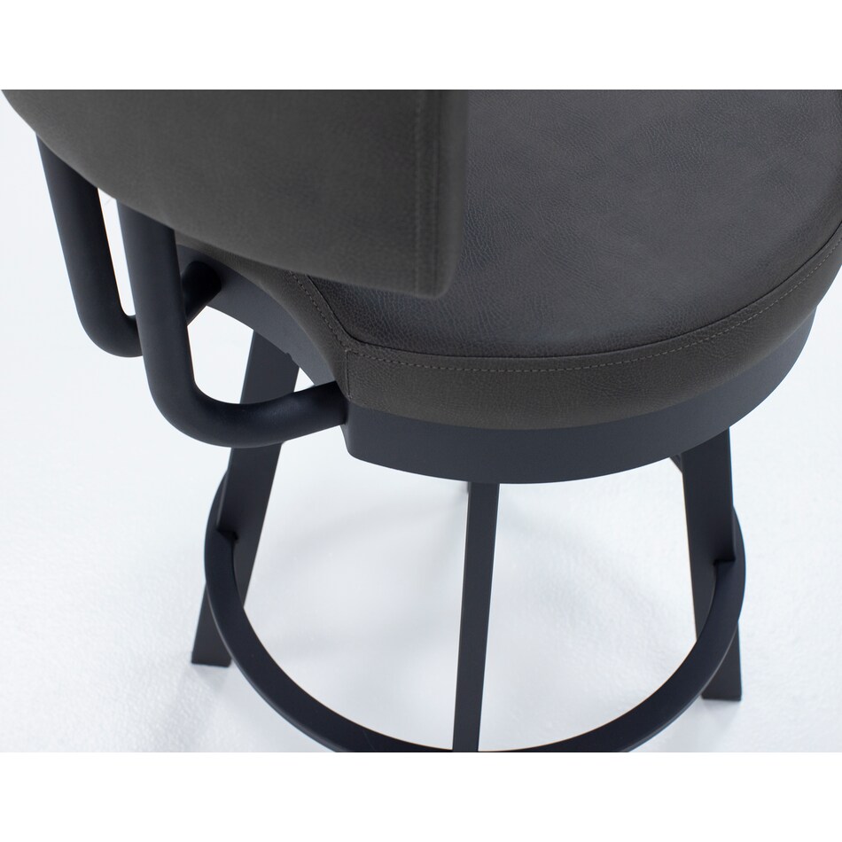 amisco black  inch counter seat height stool   