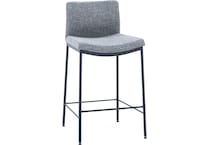 amisco black  inch counter seat height stool   