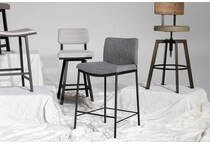 amisco black  inch counter seat height stool lifestyle image   