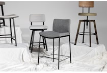 amisco black  inch counter seat height stool lifestyle image   