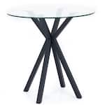 amisco black inch counter height round oval pkg  