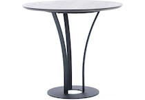 amisco black bar table round oval p  