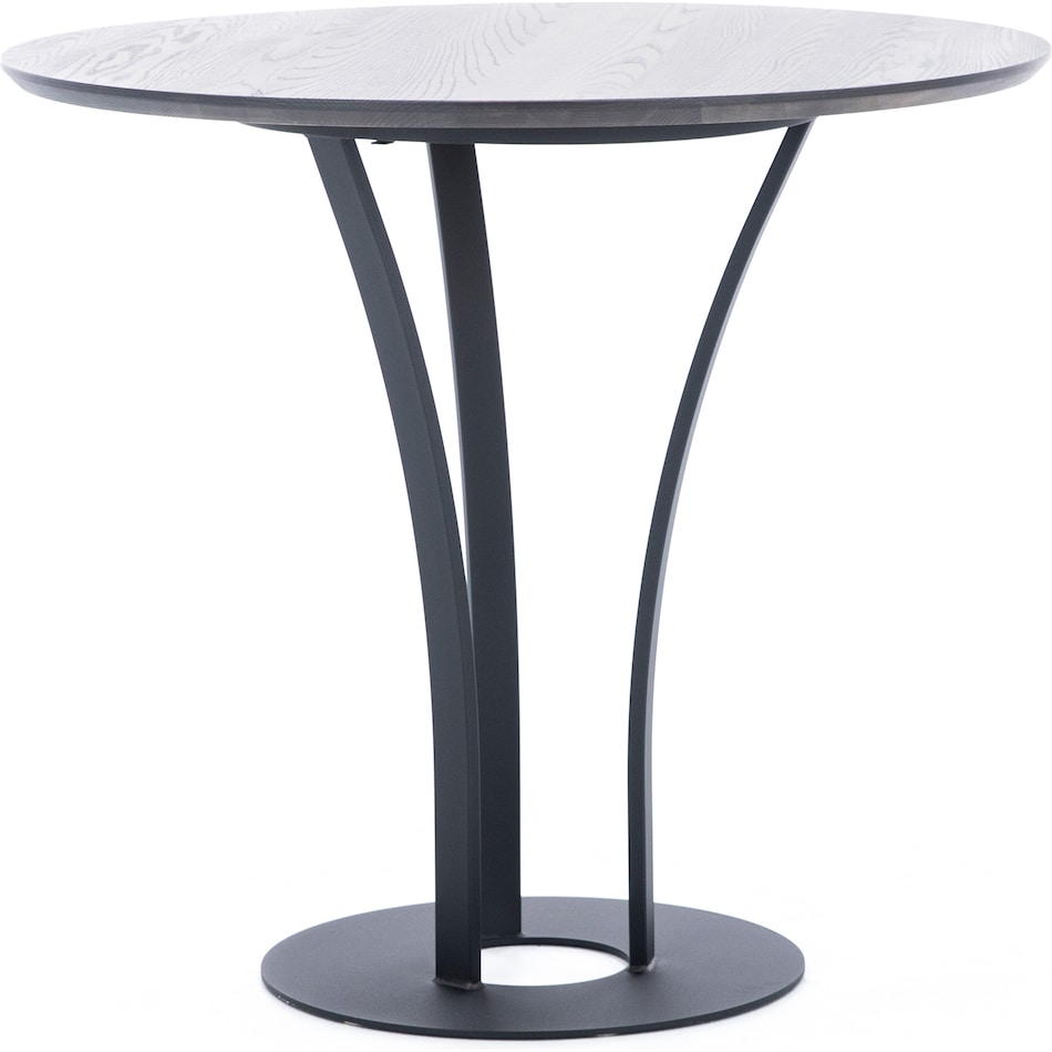 amisco black bar table round oval p  