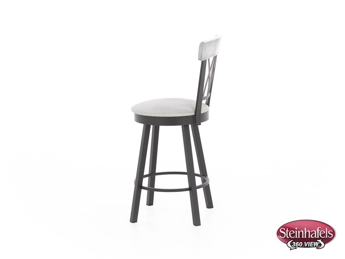 amisco brown  inch counter seat height stool  image   