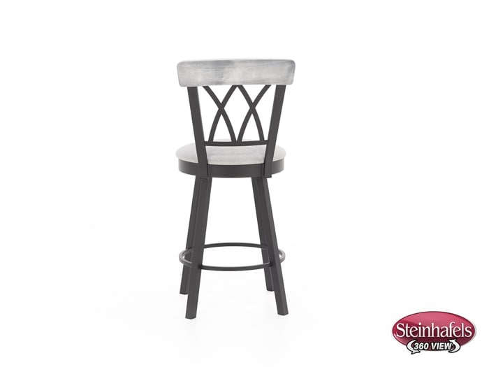 amisco brown  inch counter seat height stool  image   