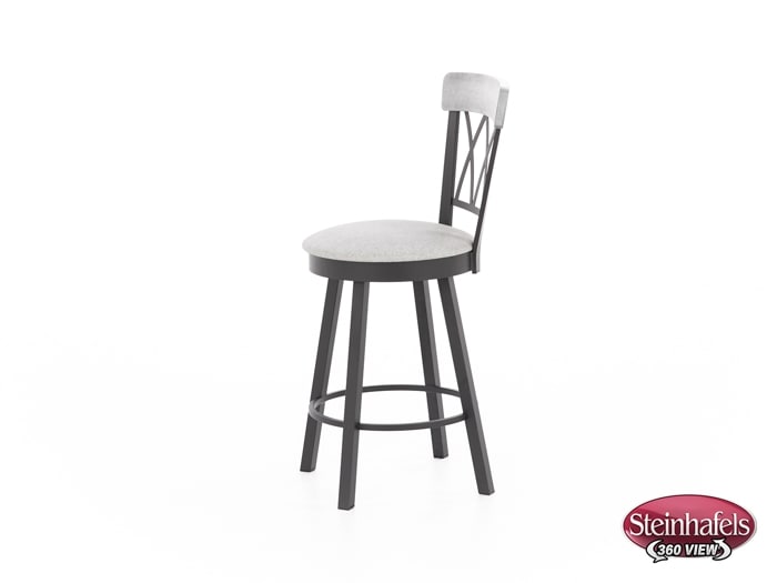 amisco brown  inch counter seat height stool  image   
