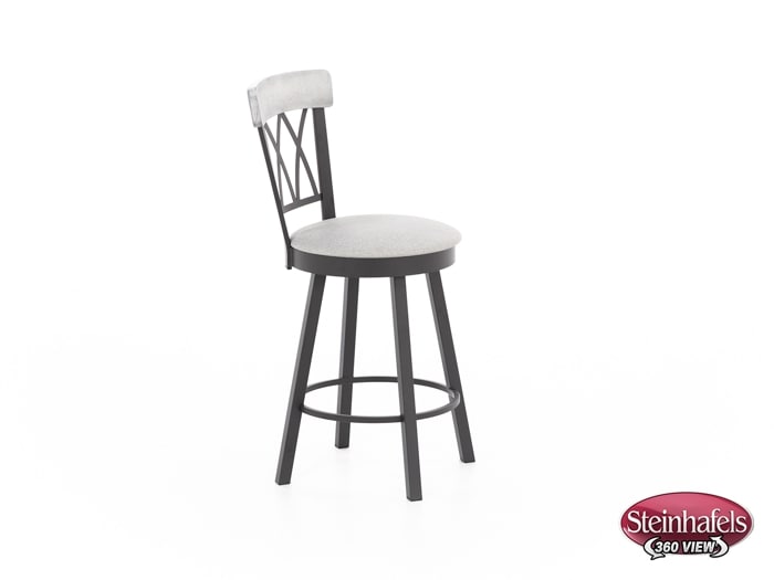 amisco brown  inch counter seat height stool  image   